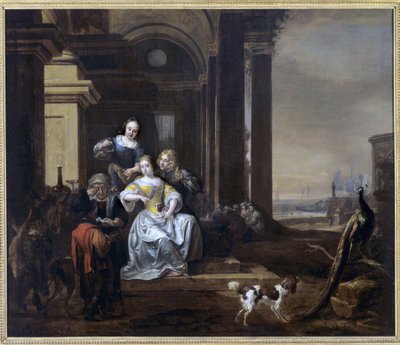 Mladé blondýnky, 1646-55 od Jan Baptist Weenix