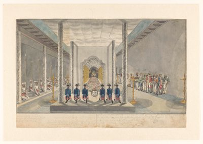 Delegace VOC na audienci u krále Kandyho, Sri Rajadi Raja Sinha od Jan Brandes