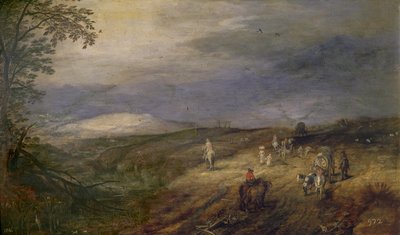 Lesní cesta od Jan Brueghel the Elder