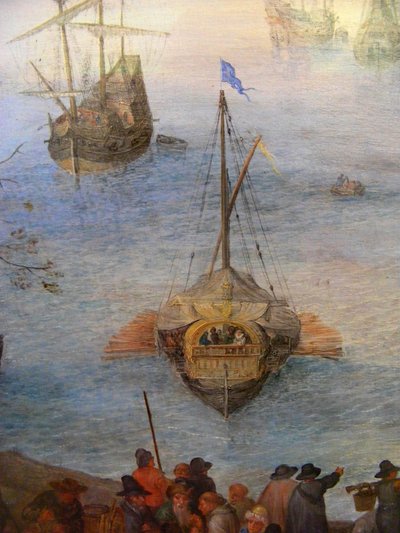 Velký rybí trh od Jan Brueghel the Elder