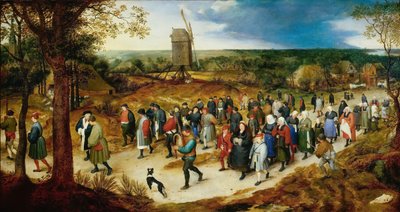 Svatební průvod Svatební průvod. od Jan Brueghel the Elder