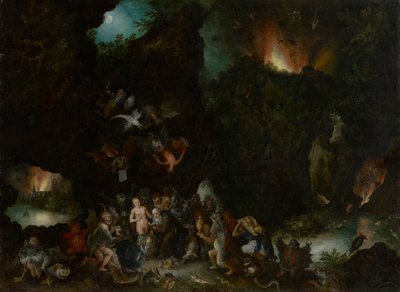 Pokušení svatého Antonína od Jan Brueghel the Elder