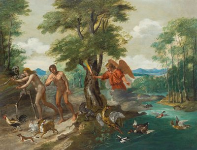 Adam a Eva v ráji od Jan Brueghel the Younger