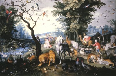 Zvířata vstupující do Noemovy archy od Jan Brueghel the Younger