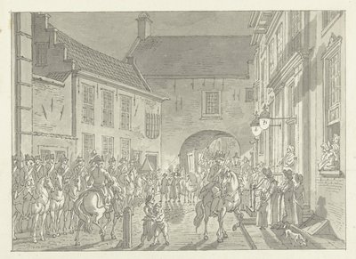 L.P. přenesena ze Zrcadla do vězeňské brány, 1795 od Jan Bulthuis
