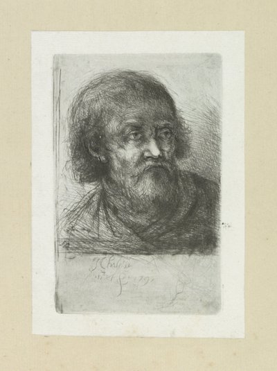 Bebaarde, přesně tak The Compleat Work of Etchings od Johna Chalona / Oeuvre Complette des Eaux Fortes par Jean Chalon (název série) od Jan Chalon