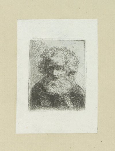 Muž Bebaarde Oude The Compleat Work of Etchings od Johna Chalona / Oeuvre Complette des Eaux Fortes par Jean Chalon (název série) od Jan Chalon