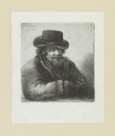 Oude muž dal Baarda do motyky The Compleat Work of Etchings od Johna Chalona / Oeuvre Complette des Eaux Fortes par Jean Chalon (název série) od Jan Chalon