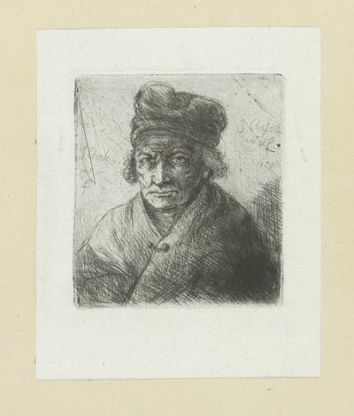Oude muž klade muts The Compleat Work of Etchings od Johna Chalona / Oeuvre Complette des Eaux Fortes par Jean Chalon (název série) od Jan Chalon