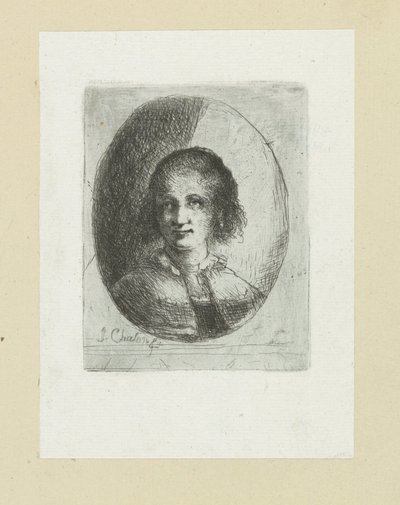 Portrét Christiny Chalon The Compleat Work of Etchings od Johna Chalona / Oeuvre Complette des Eaux Fortes par Jean Chalon (název série) od Jan Chalon