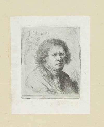 volwassen muž The Compleat Work of Etchings od Johna Chalona / Oeuvre Complette des Eaux Fortes par Jean Chalon (název série) od Jan Chalon