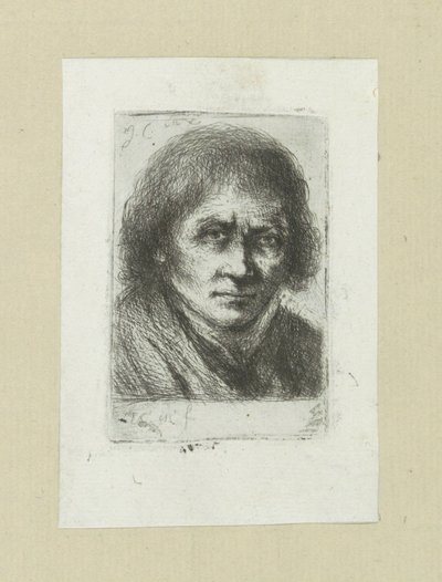 volwassen muž The Compleat Work of Etchings od Johna Chalona / Oeuvre Complette des Eaux Fortes par Jean Chalon (název série) od Jan Chalon