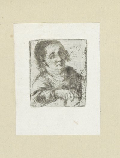 Volwassen muž klade stok The Compleat Work of Etchings od Johna Chalona / Oeuvre Complette des Eaux Fortes par Jean Chalon (název série) od Jan Chalon
