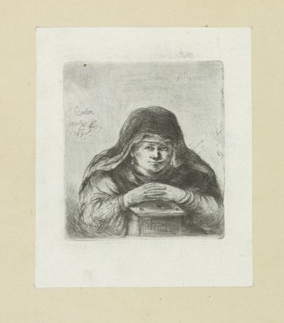 Žena nad sporákem The Compleat Work of Etchings od Johna Chalona / Oeuvre Complette des Eaux Fortes par Jean Chalon (název série) od Jan Chalon