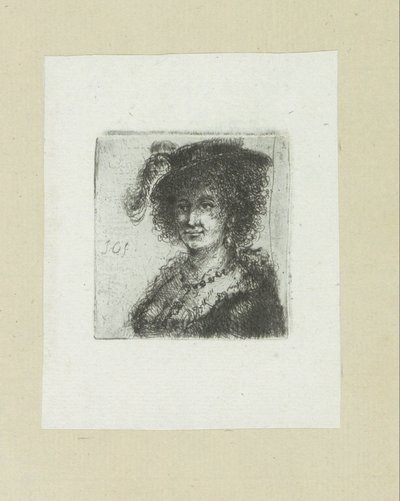 Vrouw se setkal s motykou a veerem The Compleat Work of Etchings od Johna Chalona / Oeuvre Complette des Eaux Fortes par Jean Chalon (název série) od Jan Chalon