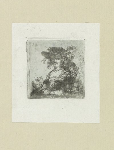 Zittende vrouw se setkal s motykou The Compleat Work of Etchings od Johna Chalona / Oeuvre Complette des Eaux Fortes par Jean Chalon (název série) od Jan Chalon