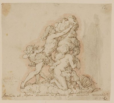 Alfeus a Arethusa od Jan Claudius de Cock