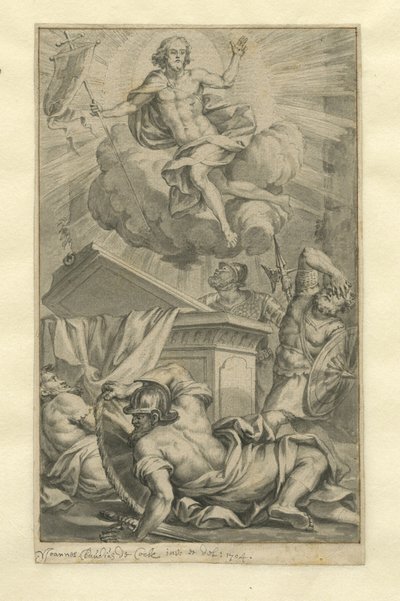 Kristovo vzkříšení od Jan Claudius de Cock