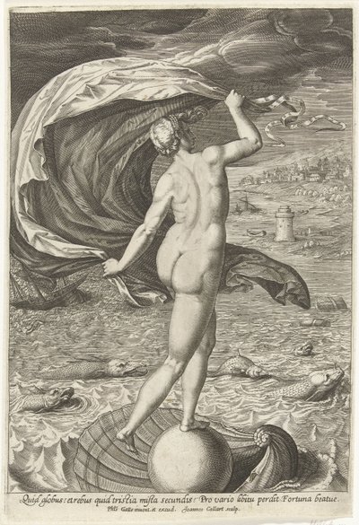 Fortuin (Fortuna) od Jan Collaert (II)