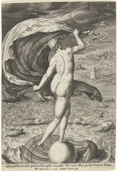 Fortuin (Fortuna) od Jan Collaert (II)