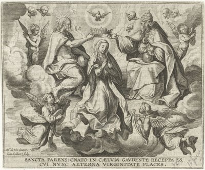 Korunovace Marie od Jan Collaert (II)