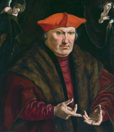 Portrét Erarda de la Marck[1]
Alternativní název(y):  

Erard de la Marck (1472-1538). Kníže-biskup z Liège. od Jan Cornelisz Vermeyen