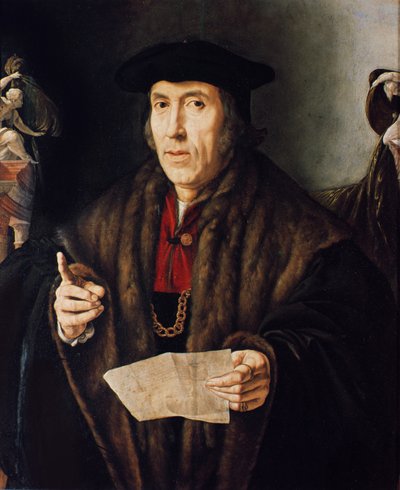 Portrét muže, možná soudce John More, otec sira Thomase More (1478-1535) od Jan Cornelisz Vermeyen