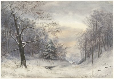 zimní krajina od Jan Daniël Cornelis Carel Willem baron de Constant Rebecque