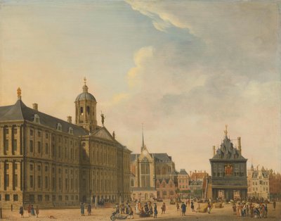 Pohled na přehradu v Amsterdamu Pohled na přehradu, Amsterdam od Jan Ekels