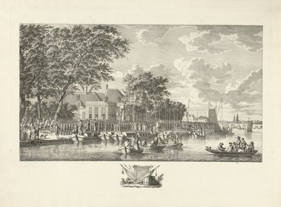 Exodus 600 ozbrojených občanů Amsterdamu do Utrechtu, 17. července 1787 od Jan Evert Grave