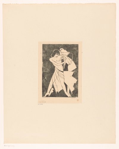 taneční pár od Jan Frank (signed by artist)