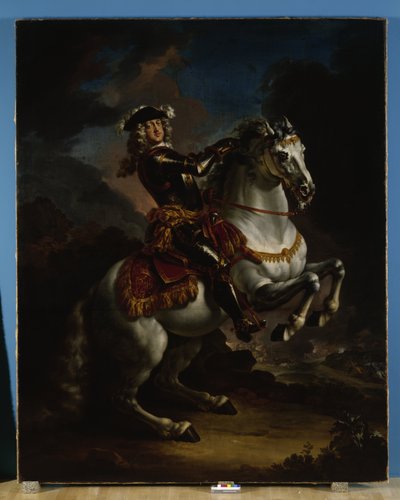 Kurfiřt Johann Wilhelm von Pfalz-Neuburg na koni od Jan Frans van Douven