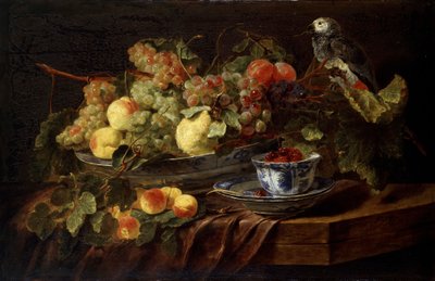 Zátiší s ovocem a papouškem, 1645. od Jan Fyt