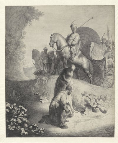 Křest Eunucha od Jan Gillisz. van Vliet
