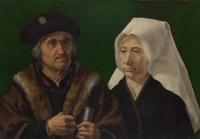 Starší pár, c. 1520 od Jan Gossaert