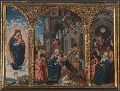 Klanění mudrců od Jan Gossaert