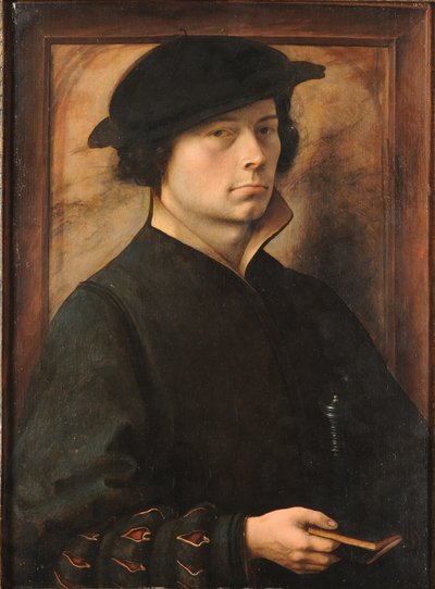 Portrét mladého muže od Jan Gossaert