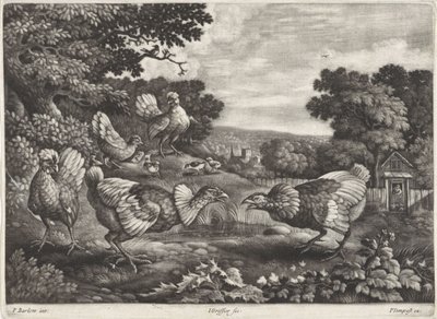boj s kuřaty od Jan Griffier (I)