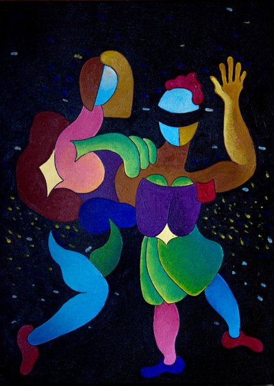 Karneval, 2007 (olej na plátně) od Jan Groneberg