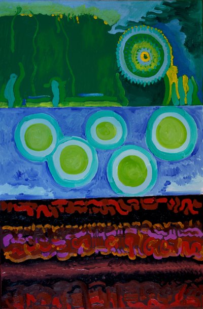 Kód, 2009 (olej na plátně) od Jan Groneberg