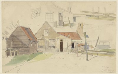 Studie domů ve Vinkenbuurt, Amsterdam od Jan H.L. Hanau