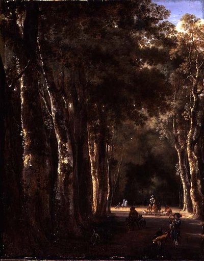 Avenue (olej na plátně) od Jan Hackaert