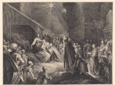 Klanění králů od Jan Harmensz. Muller
