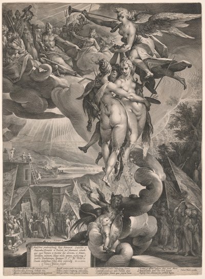 Apoteóza umění od Jan Harmensz. Muller
