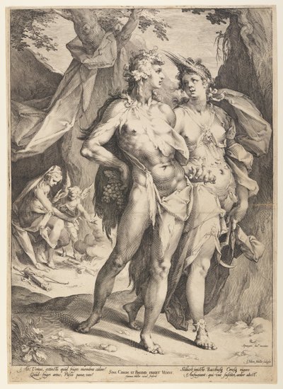 Bacchus a Ceres opouštějí Venuši (Sine Cerere et Baccho Friget Venus) od Jan Harmensz. Muller