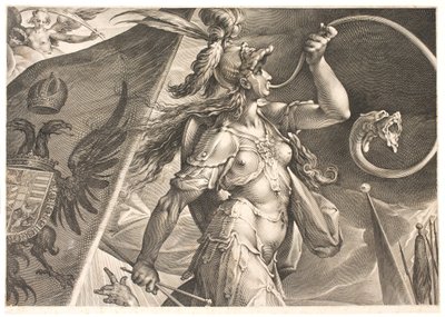 Bellona Pomoc císařově armádě při vítězství nad Turky od Jan Harmensz. Muller