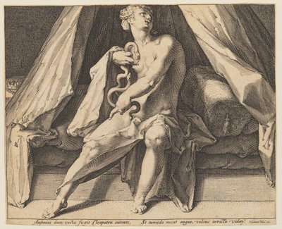 Kleopatra od Jan Harmensz. Muller