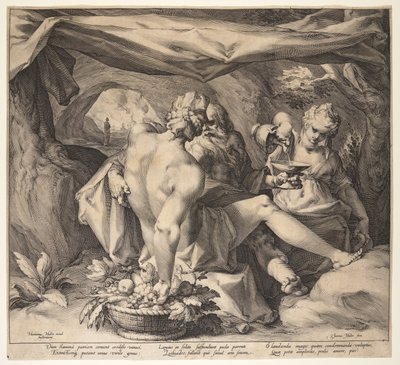Lot a jeho dcery od Jan Harmensz. Muller