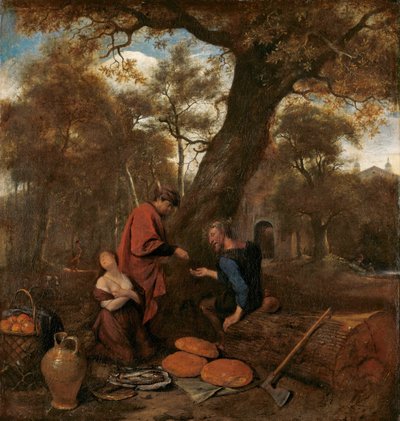 Erysichthon prodává svou dceru Mestru od Jan Havicksz. Steen