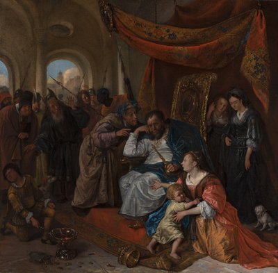 Koruna Mojžíše a faraona, kolem roku 1670 od Jan Havicksz. Steen